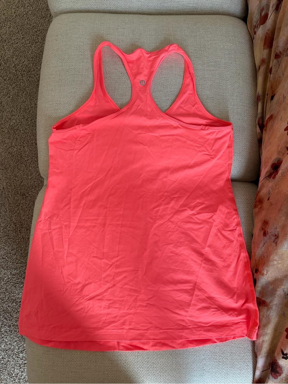 lululemon athletica Coral Racerback Tank Top